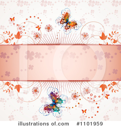 Royalty-Free (RF) Butterfly Clipart Illustration by merlinul - Stock Sample #1101959