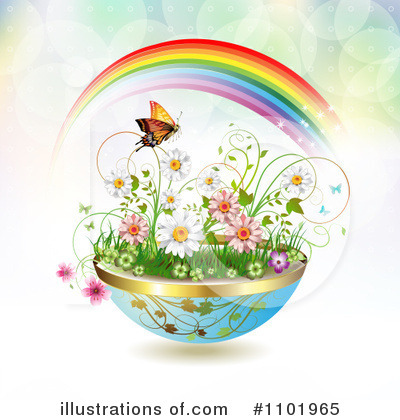 Royalty-Free (RF) Butterfly Clipart Illustration by merlinul - Stock Sample #1101965