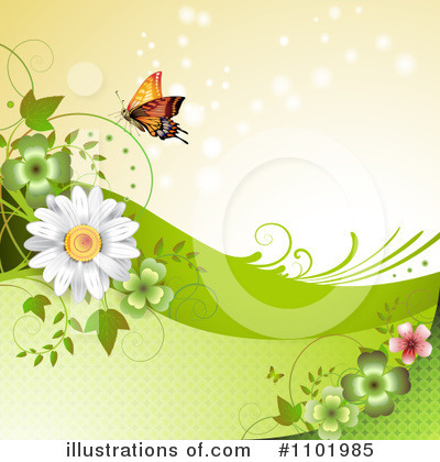 Royalty-Free (RF) Butterfly Clipart Illustration by merlinul - Stock Sample #1101985