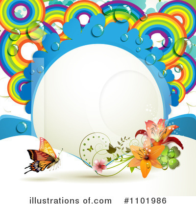 Royalty-Free (RF) Butterfly Clipart Illustration by merlinul - Stock Sample #1101986