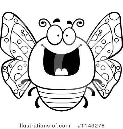 Royalty-Free (RF) Butterfly Clipart Illustration by Cory Thoman - Stock Sample #1143278