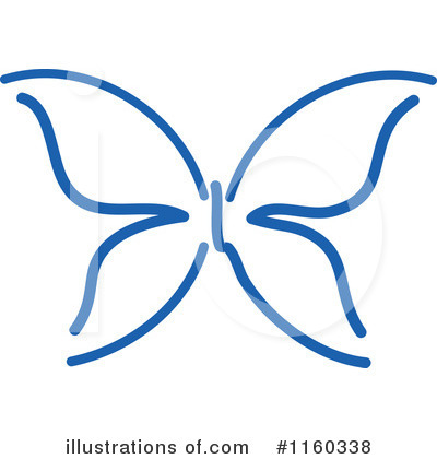 Royalty-Free (RF) Butterfly Clipart Illustration by Vector Tradition SM - Stock Sample #1160338