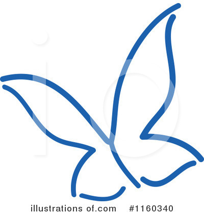 Royalty-Free (RF) Butterfly Clipart Illustration by Vector Tradition SM - Stock Sample #1160340