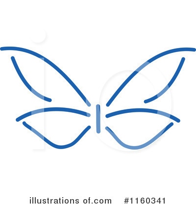 Royalty-Free (RF) Butterfly Clipart Illustration by Vector Tradition SM - Stock Sample #1160341