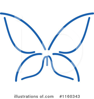 Royalty-Free (RF) Butterfly Clipart Illustration by Vector Tradition SM - Stock Sample #1160343