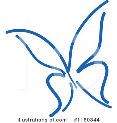 Royalty-Free (RF) Butterfly Clipart Illustration by Vector Tradition SM - Stock Sample #1160344