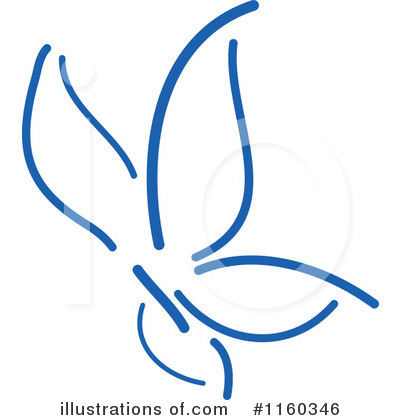 Royalty-Free (RF) Butterfly Clipart Illustration by Vector Tradition SM - Stock Sample #1160346