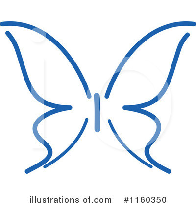 Royalty-Free (RF) Butterfly Clipart Illustration by Vector Tradition SM - Stock Sample #1160350
