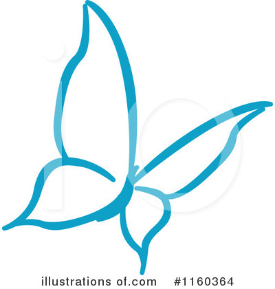 Royalty-Free (RF) Butterfly Clipart Illustration by Vector Tradition SM - Stock Sample #1160364