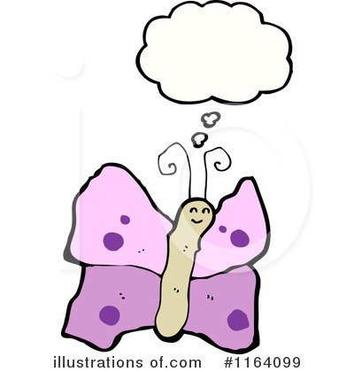Royalty-Free (RF) Butterfly Clipart Illustration by lineartestpilot - Stock Sample #1164099