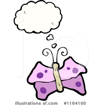 Royalty-Free (RF) Butterfly Clipart Illustration by lineartestpilot - Stock Sample #1164100