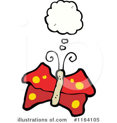 Royalty-Free (RF) Butterfly Clipart Illustration by lineartestpilot - Stock Sample #1164105
