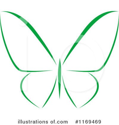 Royalty-Free (RF) Butterfly Clipart Illustration by Vector Tradition SM - Stock Sample #1169469
