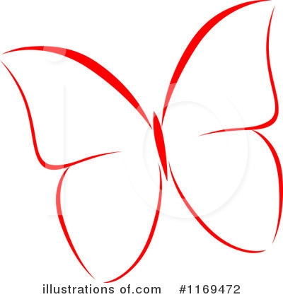 Royalty-Free (RF) Butterfly Clipart Illustration by Vector Tradition SM - Stock Sample #1169472