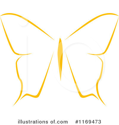 Royalty-Free (RF) Butterfly Clipart Illustration by Vector Tradition SM - Stock Sample #1169473