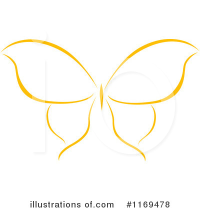 Royalty-Free (RF) Butterfly Clipart Illustration by Vector Tradition SM - Stock Sample #1169478