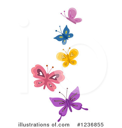 Royalty-Free (RF) Butterfly Clipart Illustration by BNP Design Studio - Stock Sample #1236855