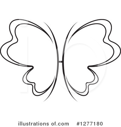 Royalty-Free (RF) Butterfly Clipart Illustration by Lal Perera - Stock Sample #1277180