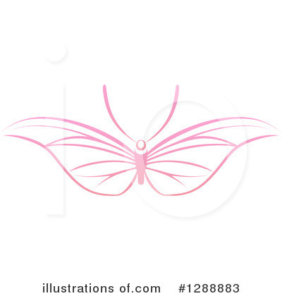 Butterflies Clipart #1288883 by AtStockIllustration