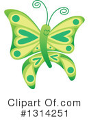 Butterfly Clipart #1314251 by Zooco