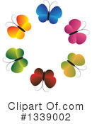 Butterfly Clipart #1339002 by ColorMagic