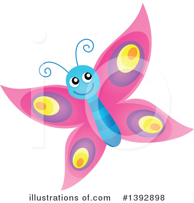 Butterflies Clipart #1392898 by visekart