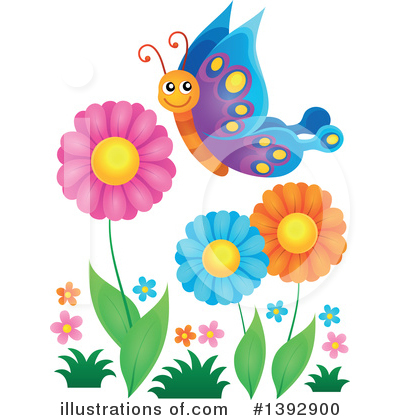 Royalty-Free (RF) Butterfly Clipart Illustration by visekart - Stock Sample #1392900