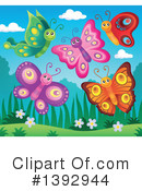 Butterfly Clipart #1392944 by visekart