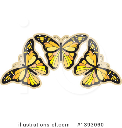 Royalty-Free (RF) Butterfly Clipart Illustration by Lal Perera - Stock Sample #1393060