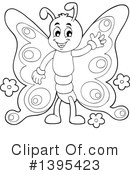 Butterfly Clipart #1395423 by visekart