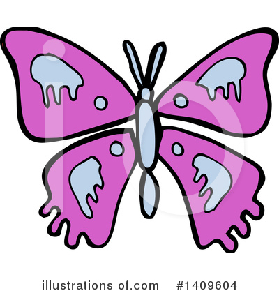 Royalty-Free (RF) Butterfly Clipart Illustration by lineartestpilot - Stock Sample #1409604