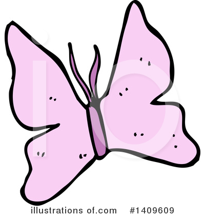 Royalty-Free (RF) Butterfly Clipart Illustration by lineartestpilot - Stock Sample #1409609