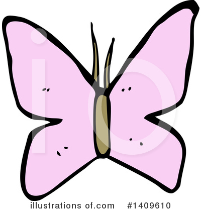 Royalty-Free (RF) Butterfly Clipart Illustration by lineartestpilot - Stock Sample #1409610