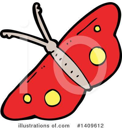 Royalty-Free (RF) Butterfly Clipart Illustration by lineartestpilot - Stock Sample #1409612