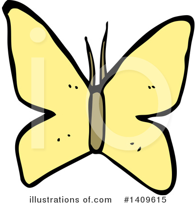 Royalty-Free (RF) Butterfly Clipart Illustration by lineartestpilot - Stock Sample #1409615