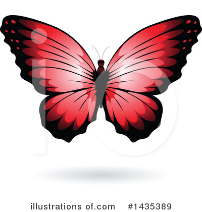 Royalty-Free (RF) Butterfly Clipart Illustration by cidepix - Stock Sample #1435389