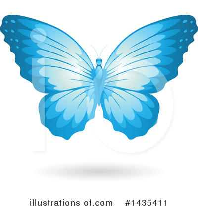 Royalty-Free (RF) Butterfly Clipart Illustration by cidepix - Stock Sample #1435411