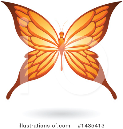 Royalty-Free (RF) Butterfly Clipart Illustration by cidepix - Stock Sample #1435413