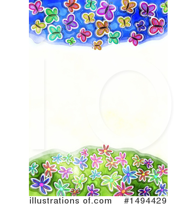 Royalty-Free (RF) Butterfly Clipart Illustration by Prawny - Stock Sample #1494429