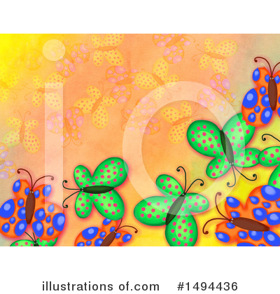 Royalty-Free (RF) Butterfly Clipart Illustration by Prawny - Stock Sample #1494436