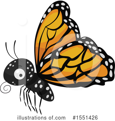 Monarch Clipart #1551426 by BNP Design Studio