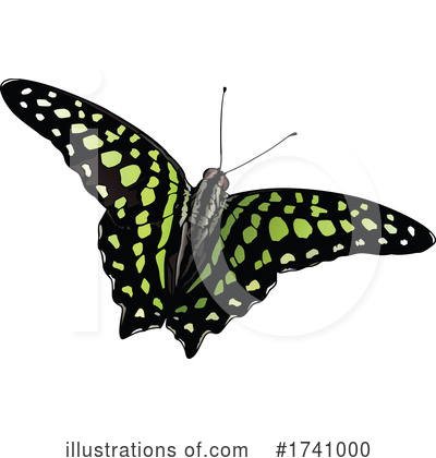 Butterflies Clipart #1741000 by dero