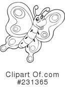 Butterfly Clipart #231365 by visekart
