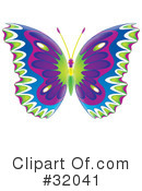 Butterfly Clipart #32041 by Alex Bannykh
