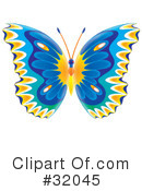 Butterfly Clipart #32045 by Alex Bannykh