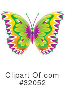 Butterfly Clipart #32052 by Alex Bannykh