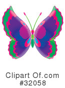 Butterfly Clipart #32058 by Alex Bannykh