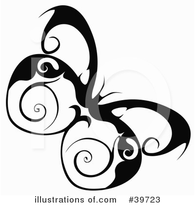 Royalty-Free (RF) Butterfly Clipart Illustration by dero - Stock Sample #39723