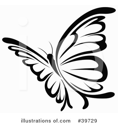 Royalty-Free (RF) Butterfly Clipart Illustration by dero - Stock Sample #39729