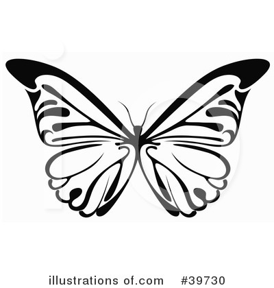 Royalty-Free (RF) Butterfly Clipart Illustration by dero - Stock Sample #39730